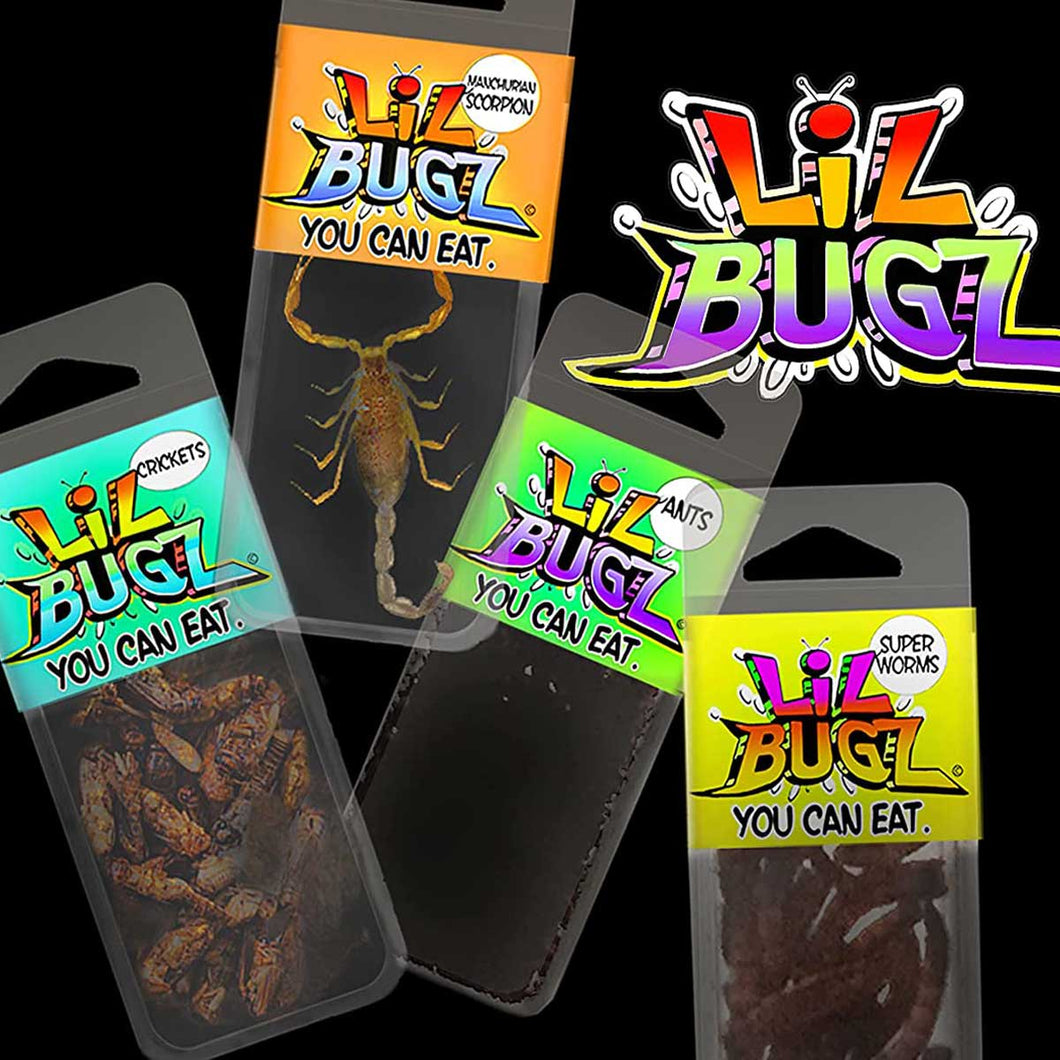 Four Pack of Edible Insects